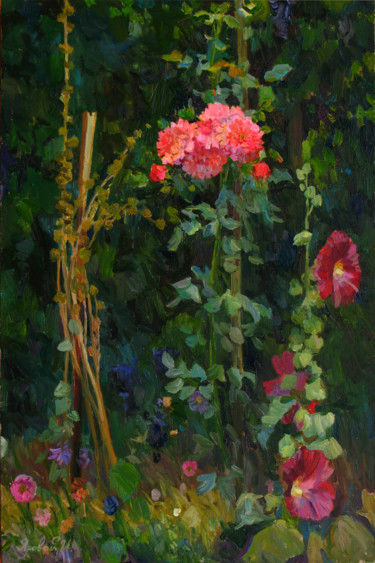 Painting titled "Rose.jpg" by Illia Yarovyi, Original Artwork, Oil
