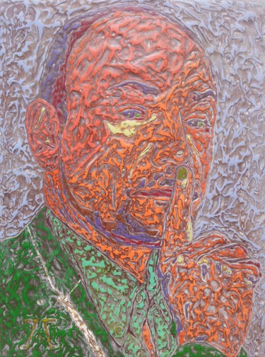 SILENCE Peinture intitulée "SILENCE" par Jarecki Christophe, Œuvre d'art originale, Acrylique