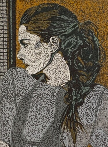 Peinture intitulée "LILY" par Jarecki Christophe, Œuvre d'art originale, Acrylique