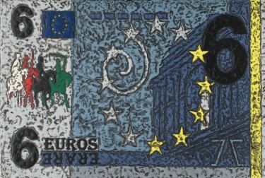 Peinture intitulée "EURO 6" par Jarecki Christophe, Œuvre d'art originale, Acrylique