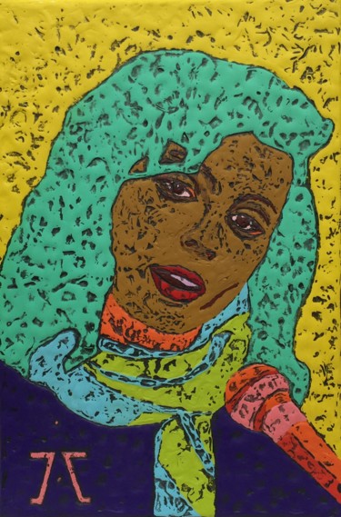 VERONIQUE SANSON Peinture intitulée "VERONIQUE SANSON" par Jarecki Christophe, Œuvre d'art originale, Acrylique