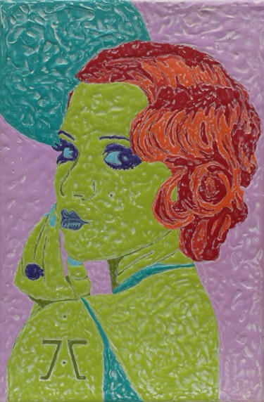 Peinture intitulée "ANNEE FOLLE" par Jarecki Christophe, Œuvre d'art originale, Acrylique