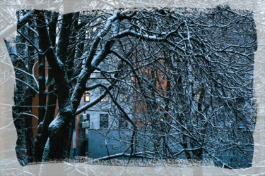 Photographie intitulée "The second snow I" par Jarek Rufer, Œuvre d'art originale, Photographie manipulée