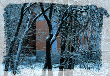 Fotografia intitulada "The second snow II" por Jarek Rufer, Obras de arte originais, Fotografia Manipulada