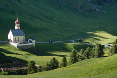 Fotografia intitulada "Église Alpine" por Jarek Witkowski, Obras de arte originais