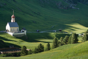 Fotografía titulada "Église Alpine" por Jarek Witkowski, Obra de arte original