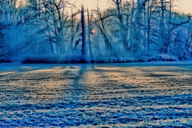 Photographie intitulée "après-midi d'hiver…" par Jarek Witkowski, Œuvre d'art originale