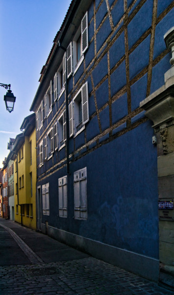 Fotografia intitolato "matin en Alsace / m…" da Jarek Witkowski, Opera d'arte originale