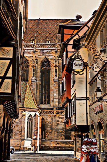 Photography titled "retour à Colmar / r…" by Jarek Witkowski, Original Artwork