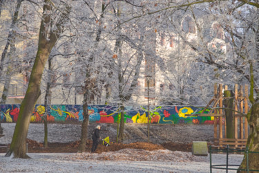 Fotografie getiteld "Promenade matinale…" door Jarek Witkowski, Origineel Kunstwerk