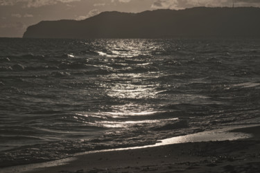 Fotografía titulada "mer au soleil chaud" por Jarek Witkowski, Obra de arte original