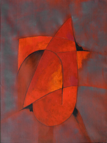 Peinture intitulée "Abstraction" par Jaro, Œuvre d'art originale, Acrylique Monté sur Carton