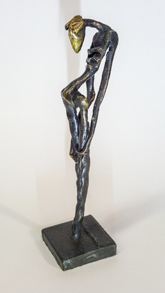 Sculpture intitulée "Sad Mym" par Jaromir Gargulak, Œuvre d'art originale, Bronze