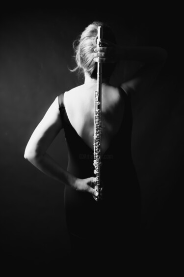 Fotografia intitolato "Flutist" da Jarek Sieczkowski, Opera d'arte originale, Fotografia non manipolata