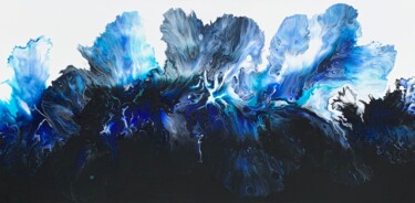 Malerei mit dem Titel "Wellenreiter" von Jasmin Anderleit, Original-Kunstwerk, Acryl