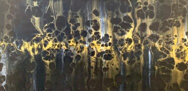 Pittura intitolato "Golden Wildlife" da Jasmin Anderleit, Opera d'arte originale, Acrilico
