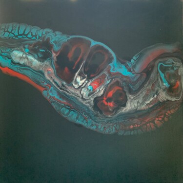 Snake III Malerei mit dem Titel "Snake III" von Jasmin Anderleit, Original Kunstwerk, Acryl