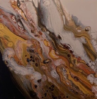 Malarstwo zatytułowany „Earthy” autorstwa Jasmin Anderleit, Oryginalna praca, Akryl
