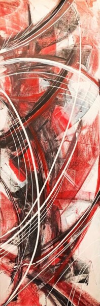 Malerei mit dem Titel "Spread" von Jasmin Anderleit, Original-Kunstwerk, Acryl