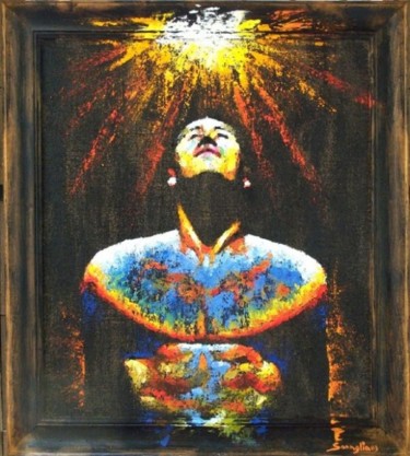 Painting titled "Versolaluce" by Jason, Original Artwork, Oil