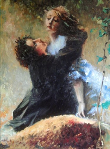 Pittura intitolato "L'edera" da Jason, Opera d'arte originale