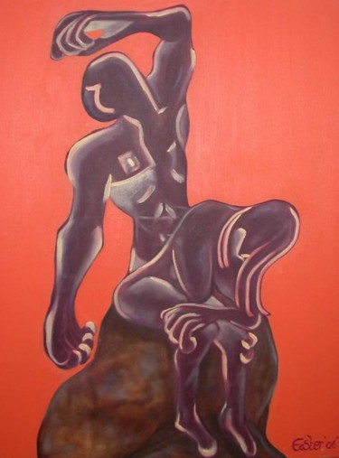 Painting titled "Mirth & Sorrow of t…" by Jason Kurt Easter, Original Artwork