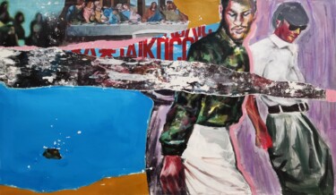 Malarstwo zatytułowany „Fiesta” autorstwa Javid Andalib, Oryginalna praca, Akryl