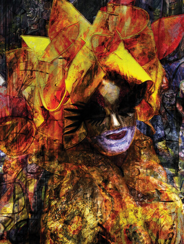 Arte digitale intitolato "Carnaval/XL large o…" da Javier Diaz, Opera d'arte originale, Fotografia manipolata