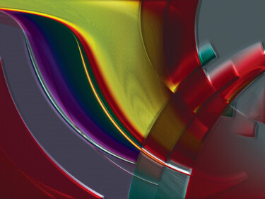 Arts numériques intitulée "Espectros 2/XL larg…" par Javier Diaz, Œuvre d'art originale, Impression numérique