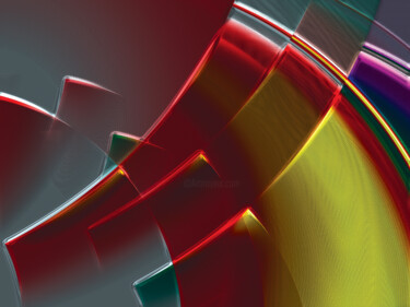Arts numériques intitulée "Espectros 4/XL larg…" par Javier Diaz, Œuvre d'art originale, Impression numérique
