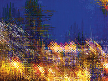 Цифровое искусство под названием "Ciudades abstractas…" - Javier Diaz, Подлинное произведение искусства, Манипулированная фо…