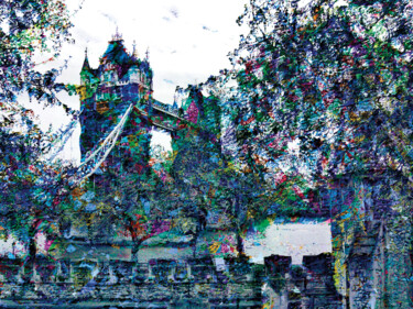 Digitale Kunst getiteld "Bosquejos londinens…" door Javier Diaz, Origineel Kunstwerk, Gemanipuleerde fotografie