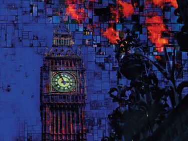 Digitale Kunst getiteld "Cuadros de Londres" door Javier Diaz, Origineel Kunstwerk, Gemanipuleerde fotografie