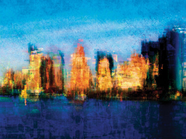 Grafika cyfrowa / sztuka generowana cyfrowo zatytułowany „Staten Island 3” autorstwa Javier Diaz, Oryginalna praca, Manipulo…