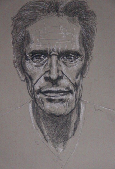 Tekening getiteld "Retrato actor Wille…" door Javier Ipiña, Origineel Kunstwerk, Potlood