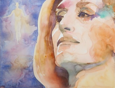 Peinture intitulée "Au soleil des mes 1…" par Javier Navarro Avilés, Œuvre d'art originale, Aquarelle