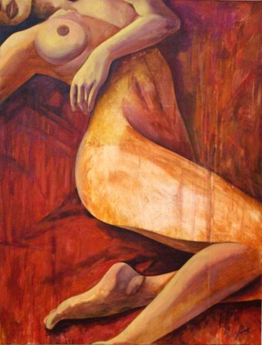 Painting titled "Ensueño" by Javier Lorente, Original Artwork