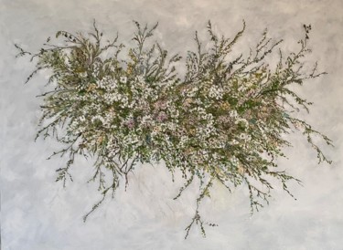 Painting titled "May blossoms" by Jacqueline Wilkinson, Original Artwork, Oil