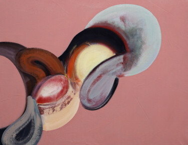 Pittura intitolato "Blob Series No.06" da Jay Chung, Opera d'arte originale, Olio Montato su Telaio per barella in legno