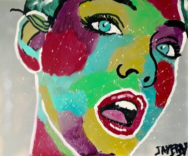 Pintura titulada "La couleur de l’amo…" por Jayfray, Obra de arte original, Acrílico Montado en Bastidor de camilla de madera