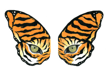 "Monarch butterfly t…" başlıklı Tablo Jaz Amigo tarafından, Orijinal sanat, Akrilik