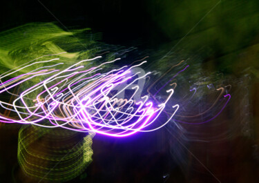 Фотография под названием "Pink Light Beam" - Jazzcoolbeat, Подлинное произведение искусства, Цифровая фотография