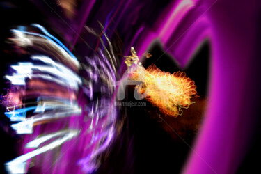 Fotografie getiteld "Flower Light" door Jazzcoolbeat, Origineel Kunstwerk, Light Painting