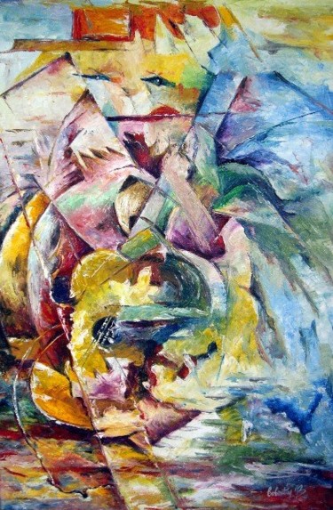 Peinture intitulée "MA CHANSON" par Tatis, Œuvre d'art originale