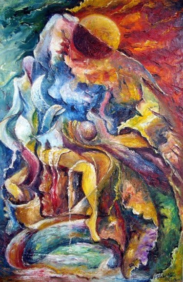 Peinture intitulée "UNION" par Tatis, Œuvre d'art originale