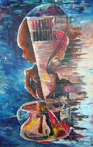 Peinture intitulée "Rêve du dehors" par Tatis, Œuvre d'art originale