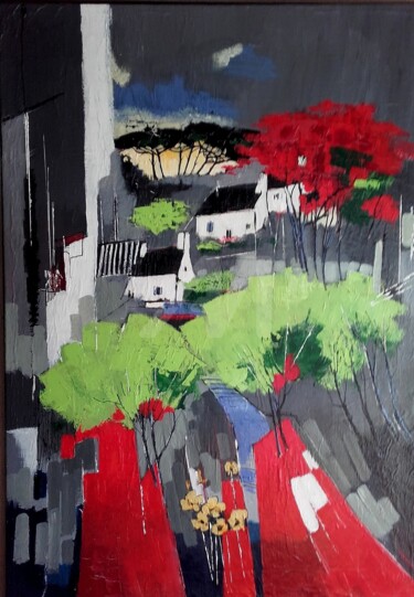 Peinture intitulée "Stangalard III" par James Burgevin, Œuvre d'art originale, Acrylique