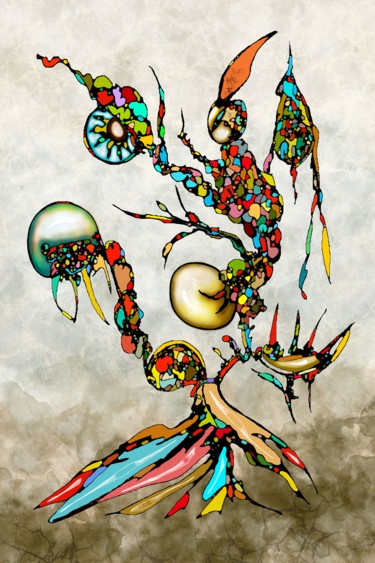 Arte digital titulada "Tree of Wisdom" por João Bello (JBello Studio), Obra de arte original, Pintura Digital