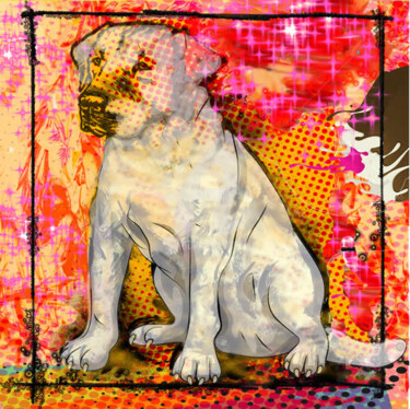 Printmaking titled ""Labrador " A Limit…" by Jb Studio, Original Artwork, Other
