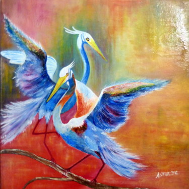 Painting titled "Mangrove" by Ajc, Original Artwork, Oil